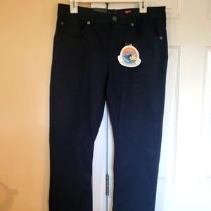 Mens New Quicksilver Navy Eclipse 32x32 Straight Fit Pants